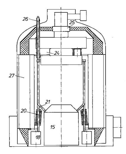 Skizze von einem Philips-Brenner 1955